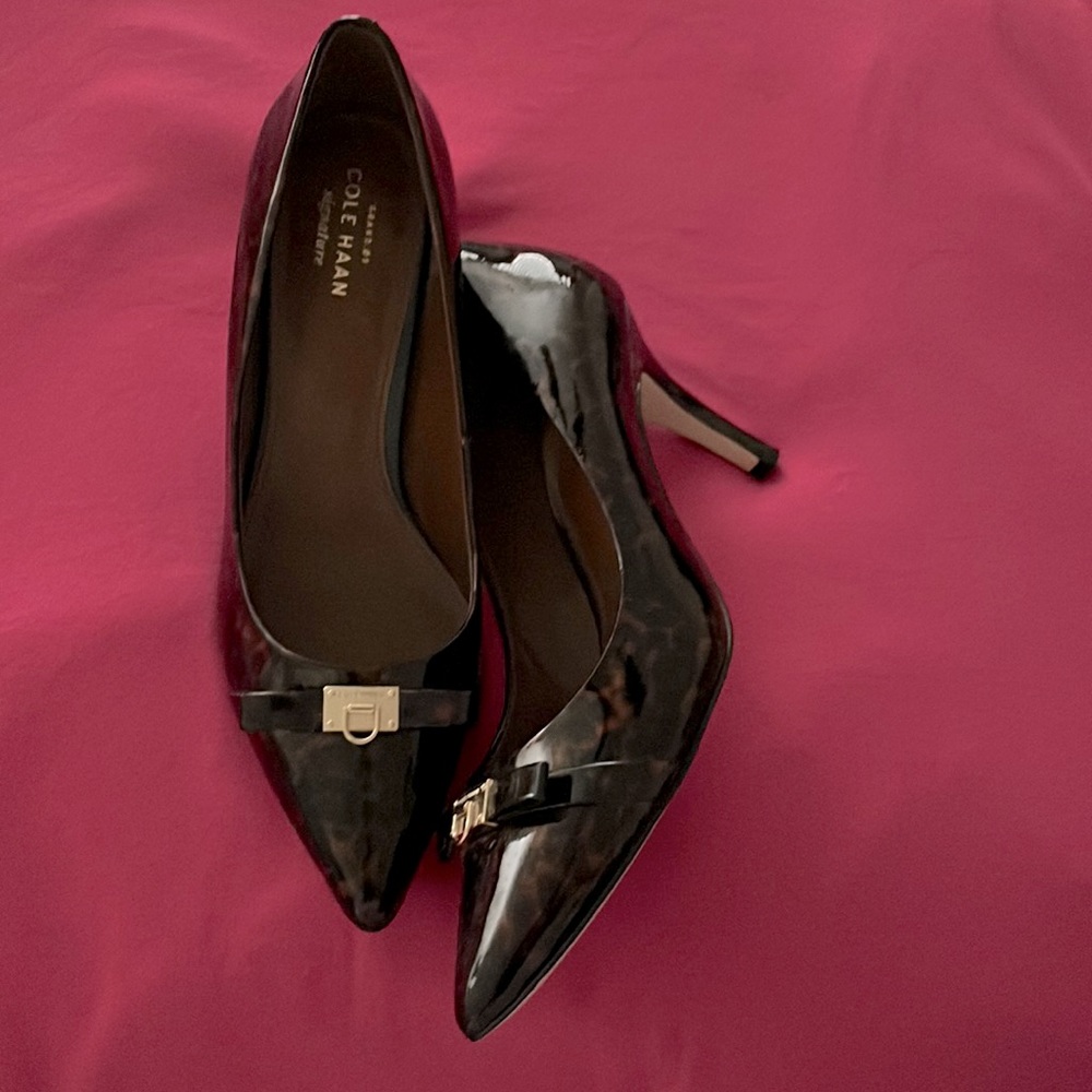 Cole Haan, 9M, Brown, gently worn, Patton Leather